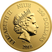 1 Unze Gold Niue Schildkröte 2018 (Auflage: 10.000)