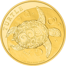 1 Unze Gold Niue Schildkröte 2023