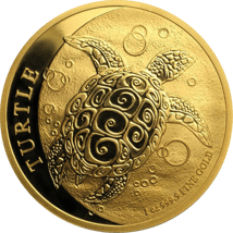 1 Unze Gold Niue Schildkröte 2018 (Auflage: 10.000)