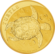 1 Unze Gold Niue Schildkröte 2021