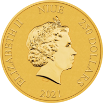 1 Unze Gold Niue Schildkröte 2021