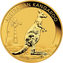 1 Unze Gold Nugget Känguru 2012