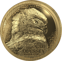 5 Unze Gold Odyssey of the Sky Bateleur Eagle 2025 (Auflage: 50 | Polierte Platte)
