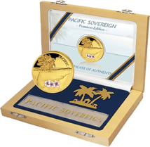 1 Unze Gold Pazific Sovereign 2012 Premium Edition (Auflage: 300)