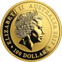 1 Unze Gold Perth Mint Schwan 2017 (Auflage: 5.000 Stück)