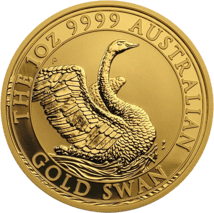 1 Unze Gold Perth Mint Schwan 2020 (Auflage: 5.000 Stück)