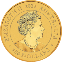 1 Unze Gold Perth Mint Schwan 2021 (Auflage: 5.000 Stück)