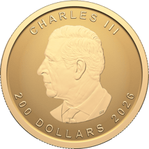 1 Unze Gold Purest Bison 2026 (Auflage: 999)