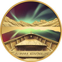1 Unze Gold Aurora Australis 2022 PP (Auflage: 99 | Polierte Platte | coloriert)