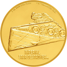1 Unze Gold Star Wars Star Destroyer 2020 PP (Auflage: 50 | 2. Motiv)
