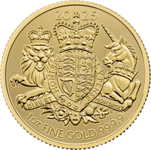 1 Unze Gold The Royal Arms 2025
