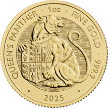 1 Unze Gold The Royal Tudor Beasts Queen's Panther 2025