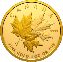 1 Unze Gold Triple Maple Leaf 2025 (Auflage: 600 | Polierte Platte)