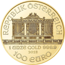 1 Unze Gold Wiener Philharmoniker 2023
