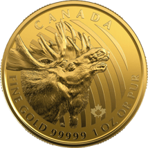 1 Unze Gold Wildlife Elch 2019 (99999 | im Blister)