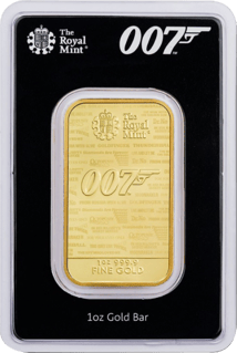 1 Unze Goldbarren James Bond No Time To Die 2020 (Auflage: 5.000)