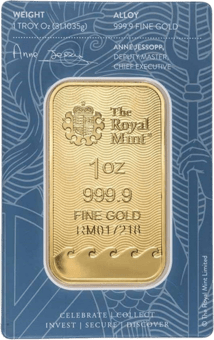 1 Unze Goldbarren The Royal Mint Britannia