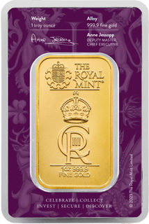 1 Unze Goldbarren The Royal Mint Britannia Krönung Charles III. (Auflage: 5.000)