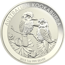 1 Unze Kookaburra Silber Münze 2013 von Perth Mint