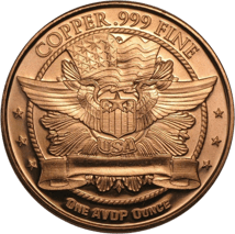 1 Unze Kupfermünze Lincoln Bust