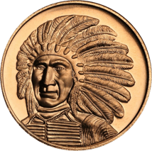 1 Unze Kupfermünze Red Cloud