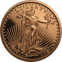 1 Unze Kupfermünze Saint Gaudens