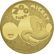 1 Unze Mickey Maus 2016 PP (200 Euro | 500 Exemplare)