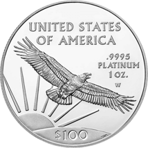 1 Unze Platin American Eagle PP 2017 (Auflage: 10.000)
