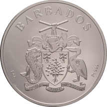 1 Unze Platin Barbados Flamingo 2022 (Auflage: 100)