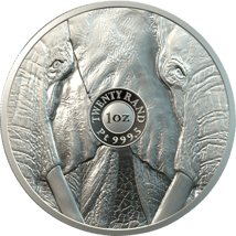 1 Unze Platin Big Five Elefant 2019 PP (Auflage: 500 | 1. Motiv | im Etui)