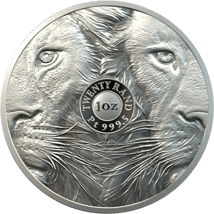 1 Unze Platin Big Five Löwe 2019 PP (Auflage: 500 | 2. Motiv | im Etui)