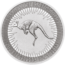 1 Unze Platin Känguru Nugget 2021