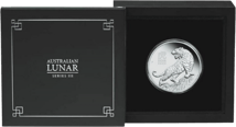1 Unze Platin Lunar III Tiger 2022 PP (Auflage: 188 | Polierte Platte)