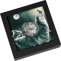 1 Unze Platin Mystic Wolf 2021 PP (Auflage:199 | Ultra High Relief)