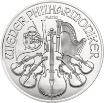 1 Unze Platin Wiener Philharmoniker 2017