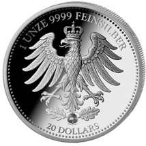 1 Unze Silber 100 Jahre Reichsmark 2025 (Auflage: 1.925 | Privymark | Polierte Platte)