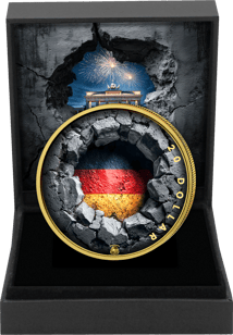 1 Unze Silber 35 Jahre Wiedervereinigung 2025 (Auflage: 100 | teilvergoldet)