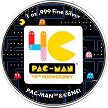 1 Unze Silber 40 Jahre Pacman 2020 (Auflage: 4.000 | coloriert)
