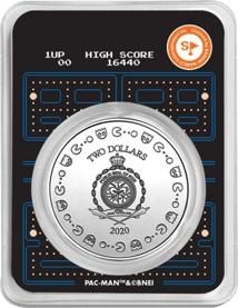 1 Unze Silber 40 Jahre Pacman 2020 (Auflage: 4.000 | coloriert)
