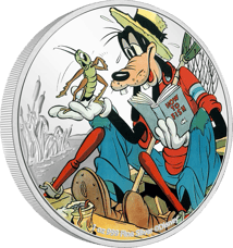 1 Unze Silber 90 Jahre Goofy Walt Disney 2022 (Auflage: 1.932 | coloriert | PP)
