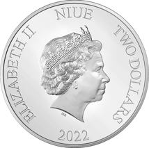1 Unze Silber Queen Elisabeth II 1926-2022 PP (Auflage: 2.022 | Polierte Platte)