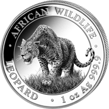 1 Unze Silber African Wildlife Leopard 2023 (Auflage: 30.000)