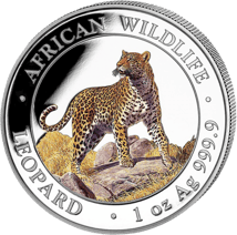 1 Unze Silber African Wildlife Leopard 2022 (Auflage: 5.000 | coloriert)