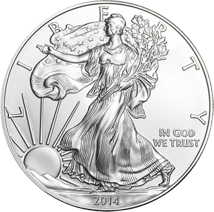 1 Unze Silber American Eagle 2014