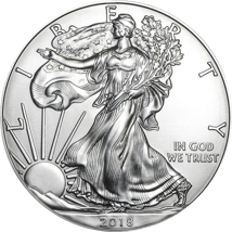 1 Unze Silber American Eagle 2018