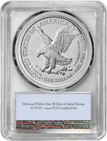1 Unze Silber American Eagle 2021 (Typ II) MS-70 PCGS