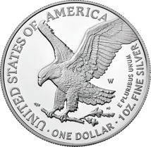 1 Unze Silber American Eagle 2023 PP (Polierte Platte)