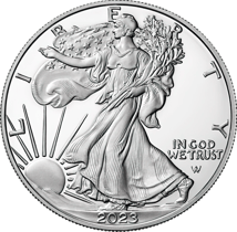 1 Unze Silber American Eagle 2023 PP (Polierte Platte)