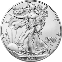 1 Unze Silber American Eagle 2023 (Typ II)