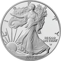 1 Unze Silber American Eagle 2024 PP (Polierte Platte)